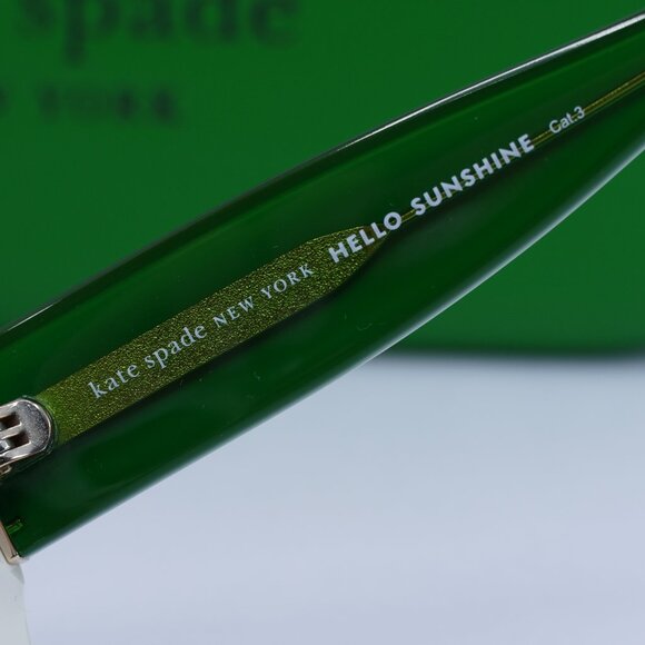 Final Price! Kate Spade PAISLEIGH/S 0VK6 9O White/Green/Grey Sunglasses main image 4